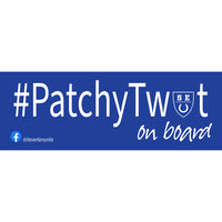 PatchyTw#t On Board Window Sticker