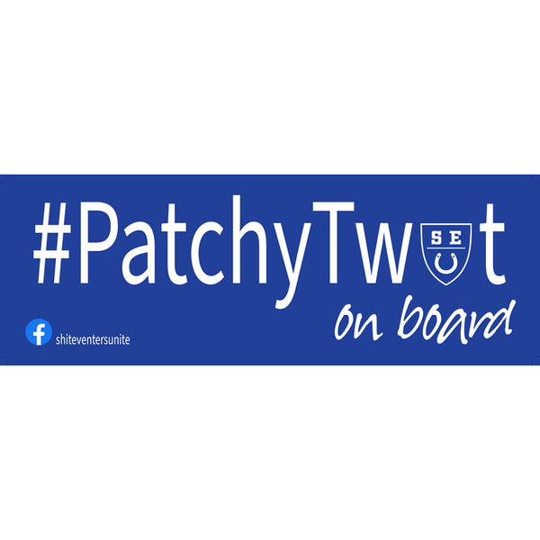 PatchyTw#t On Board Bumper Sticker - Trade