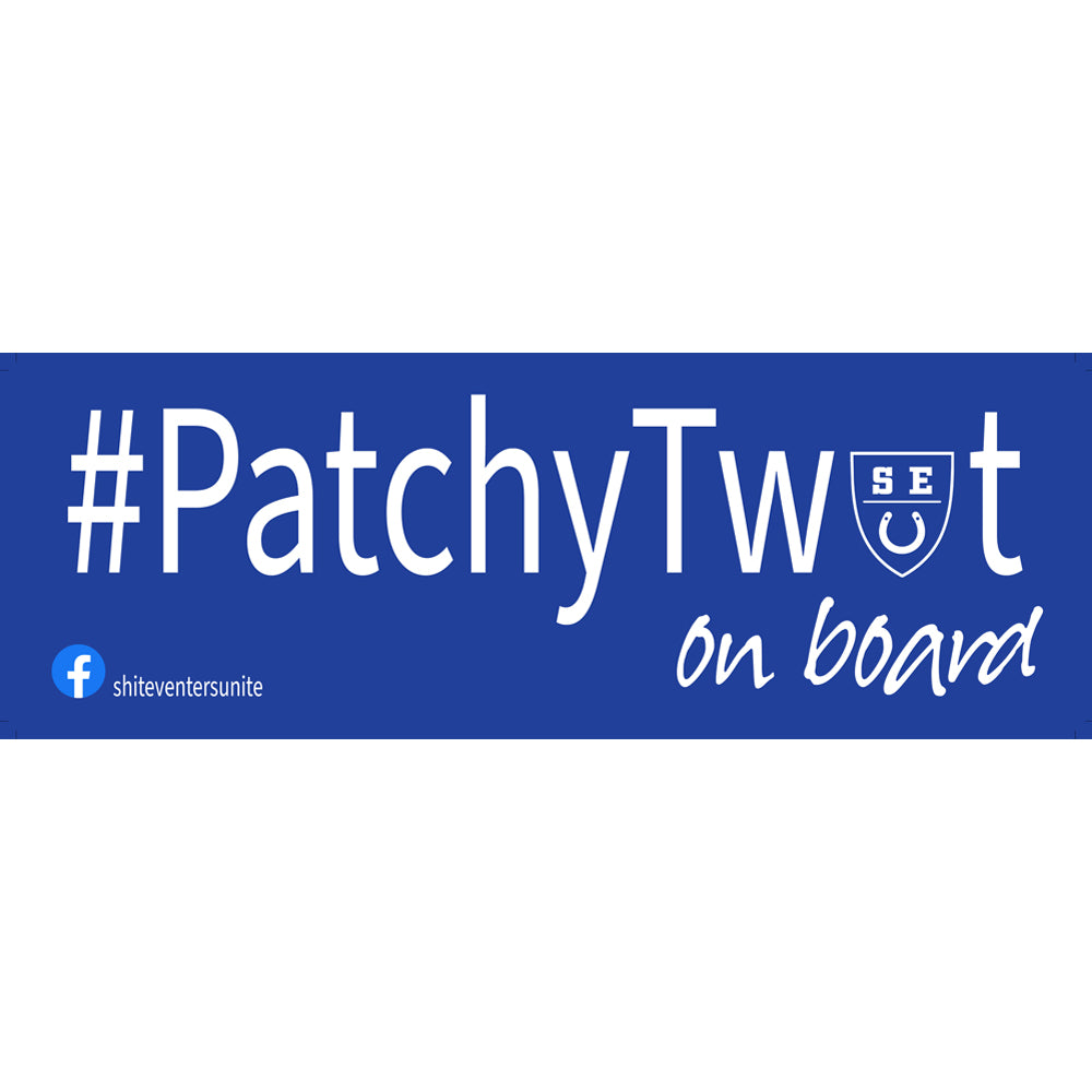 PatchyTw#t On Board Window Sticker