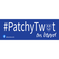 PatchyTw#t On Board Bumper Sticker