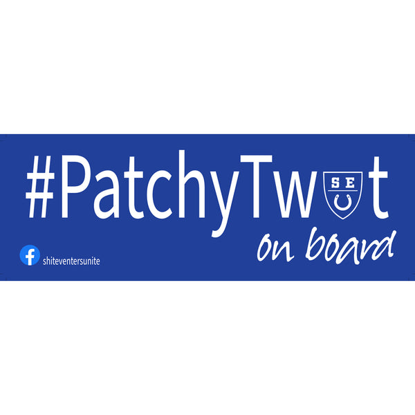 PatchyTw#t On Board Window Sticker