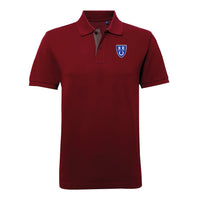 Classic fit contrast polo shirt